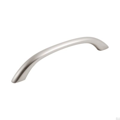 Samba 128 furniture handle, brushed silver