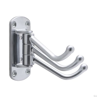 Wall hanger Lyr Brushed chrome