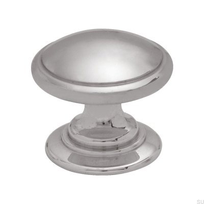 Furniture Knob 24466 (25) Brass Nickel Plated