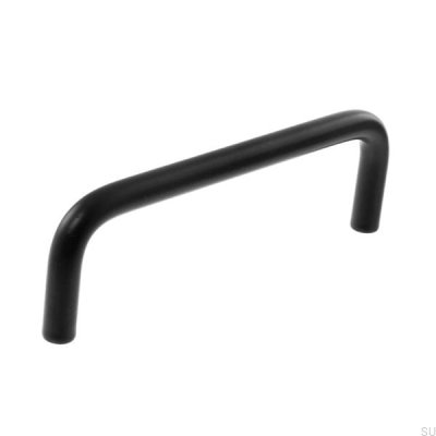 Elongated furniture handle 7353 96 Metal black