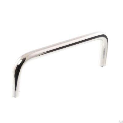 Elongated furniture handle 7353 96 Polished nickel