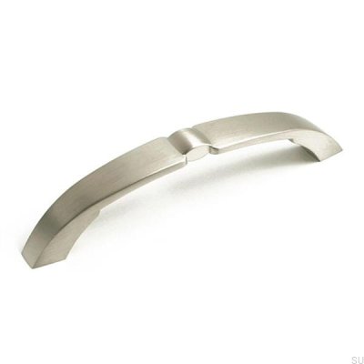 Elongated furniture handle 7252 96 Brushed nickel