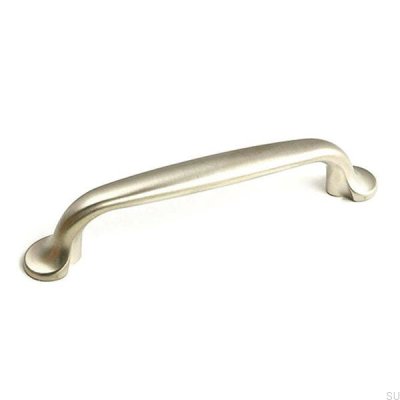 Elongated furniture handle 7032 128 Brushed nickel