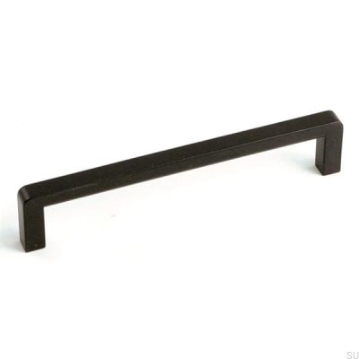 Elongated furniture handle 6200 128 Metal black
