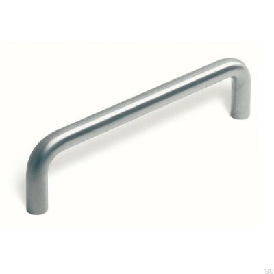 Elongated furniture handle 6050 320 Brushed silver