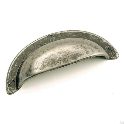 Shell furniture handle 5284 Antique black