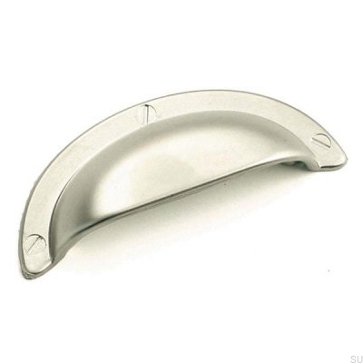 Shell furniture handle 5284 Brushed chrome