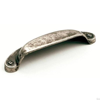 Shell furniture handle 5283 96 Antique black