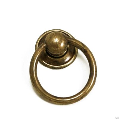 Round furniture handle 5210 48 Antique bronze