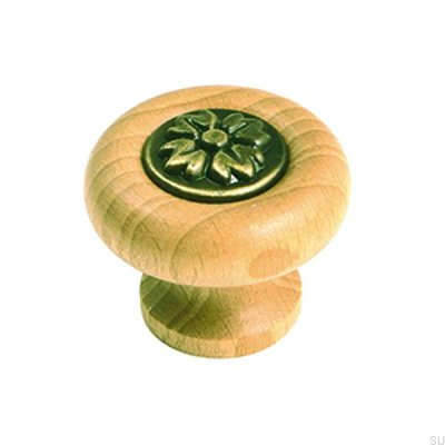 Furniture knob 5036 Wooden Beech