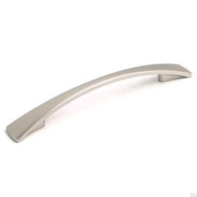 Elongated furniture handle 4317 128 Brushed nickel