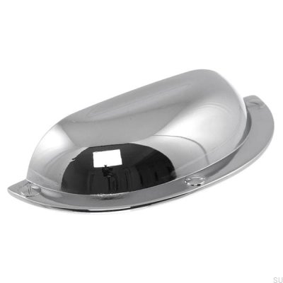 Shell furniture handle 3 158 64 Polished chrome