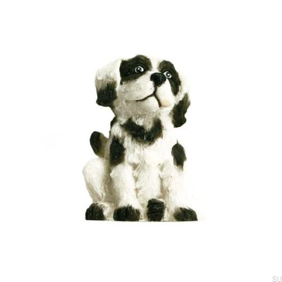 Furniture Knob Hund Sitting Dog Polyresin