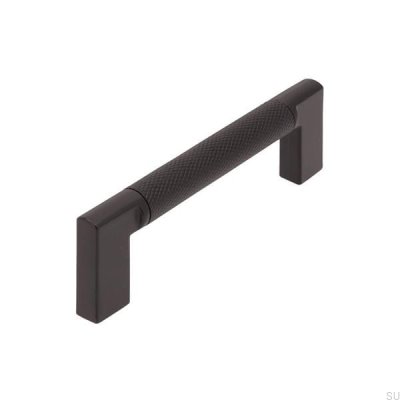Elongated furniture handle 2457 96 Metal black