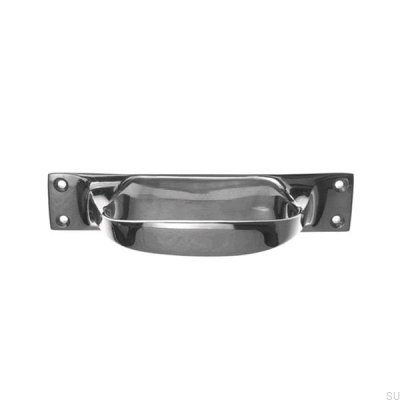 Shell furniture handle 5810 Polished nickel