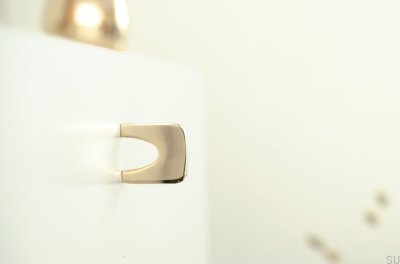 Bridge 32 Furniture Knob Polished Brass Unpainted