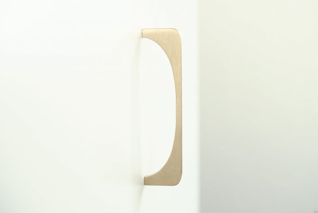 Zdjecie uchwytu Bridge zlotego szczotkowanego