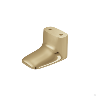 Furniture knob MF 2 Polished brass (2 pieces)