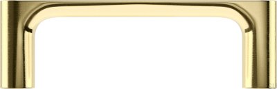 Elongated furniture handle TS 1 96 Polished brass (2 pieces)