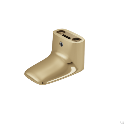 Wall hanger MF 2 Polished brass (2 pieces)