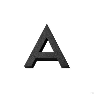 Modern house numbering capital letter A Aluminum