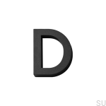 Zdjecie numeracji domu litera D