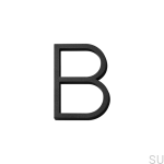 Zdjecie numeracji domu litera B