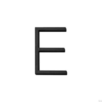 House numbering small letter E Aluminum