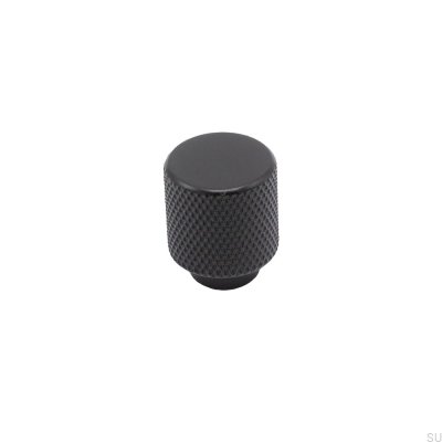 Helix furniture knob Black matt