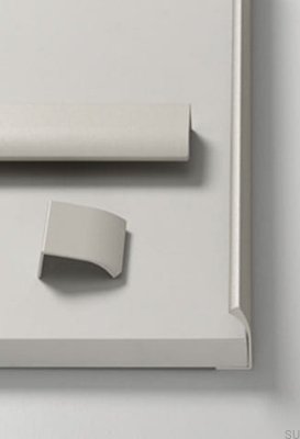 Edge Straight 100 Aluminum Beige Furniture Handle