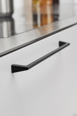 Pyramid 160 Metal Matt Black Furniture Handle