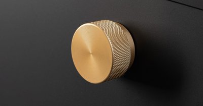Furniture knob Graf Big 38 Dark Gold
