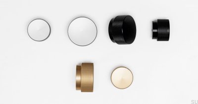 Furniture Knob Graf Big 38 Black