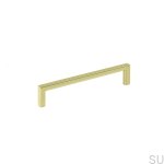 chwyt meblowy podłużny Soft 128 Polerowany Mosiądz