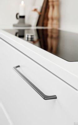 Vista 320 elongated furniture handle Metal Anthracite Brushed