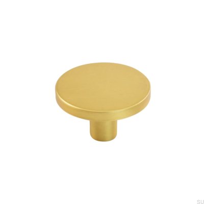 Furniture knob Como Big Gold, brushed