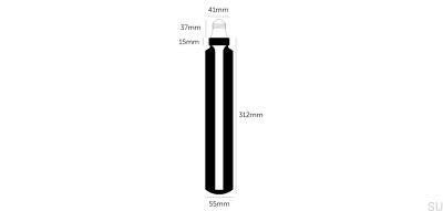 Tube LED bulb E27 2W without brightness adjustment