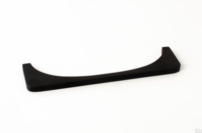 Bridge 128 furniture handle, aluminum, black
