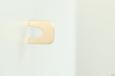 Bridge 32 furniture knob Brass Brushed Unpainted