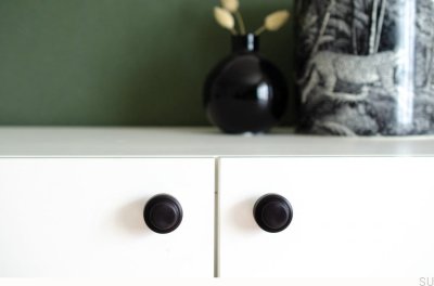 Furniture knob Wall hanger Hip 30 Aluminum black