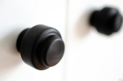 Furniture knob Wall hanger Hip 30 Aluminum black