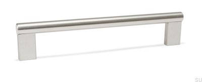 Combi 392 Silver Steel Oblong Furniture Handle