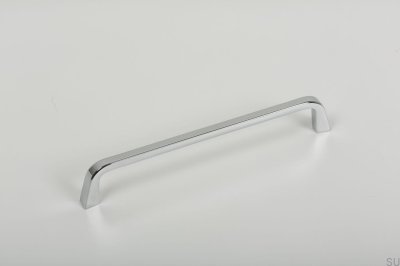 Elongated furniture handle Este 160 Polished chrome