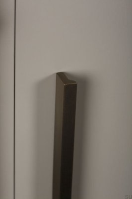 Angle 500 furniture handle. Aluminum brown
