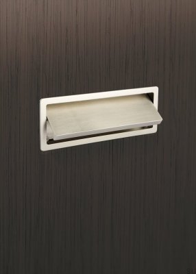 Raso 108 recessed furniture handle Brushed nickel