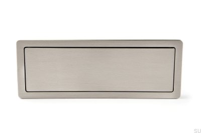 Raso 108 recessed furniture handle Brushed nickel