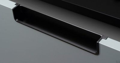 Nest 212 recessed furniture handle Metal black