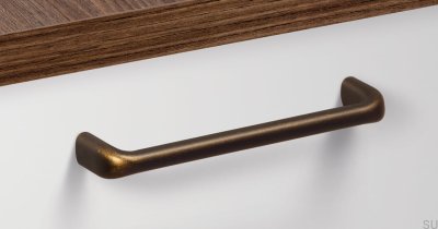 Redo 128 Antique Bronze elongated furniture handle