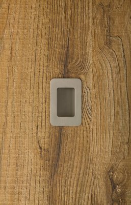 Low ST 64 recessed furniture handle Brushed nickel