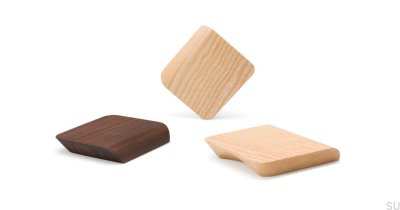 Tacco 32 furniture handle, Wooden Ash